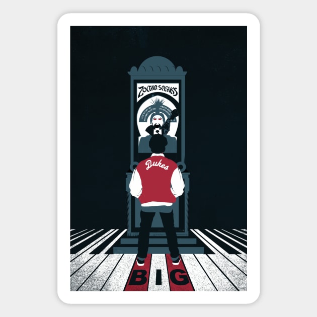 Tom Hanks - BIG minimalist film print Magnet by Phil Shelly Creative